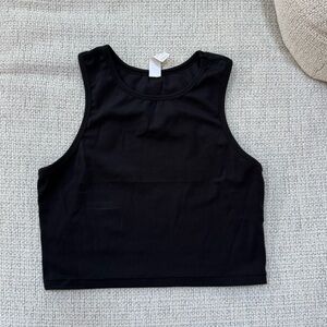 Paragon - Naked Crop Top Black